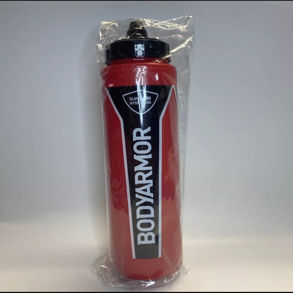 Body Armor Red Water Bottle NEW